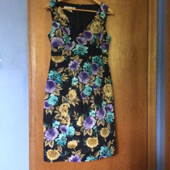 Evan Picone Sleeveless Dress Size 8 - Picture 2 of 4